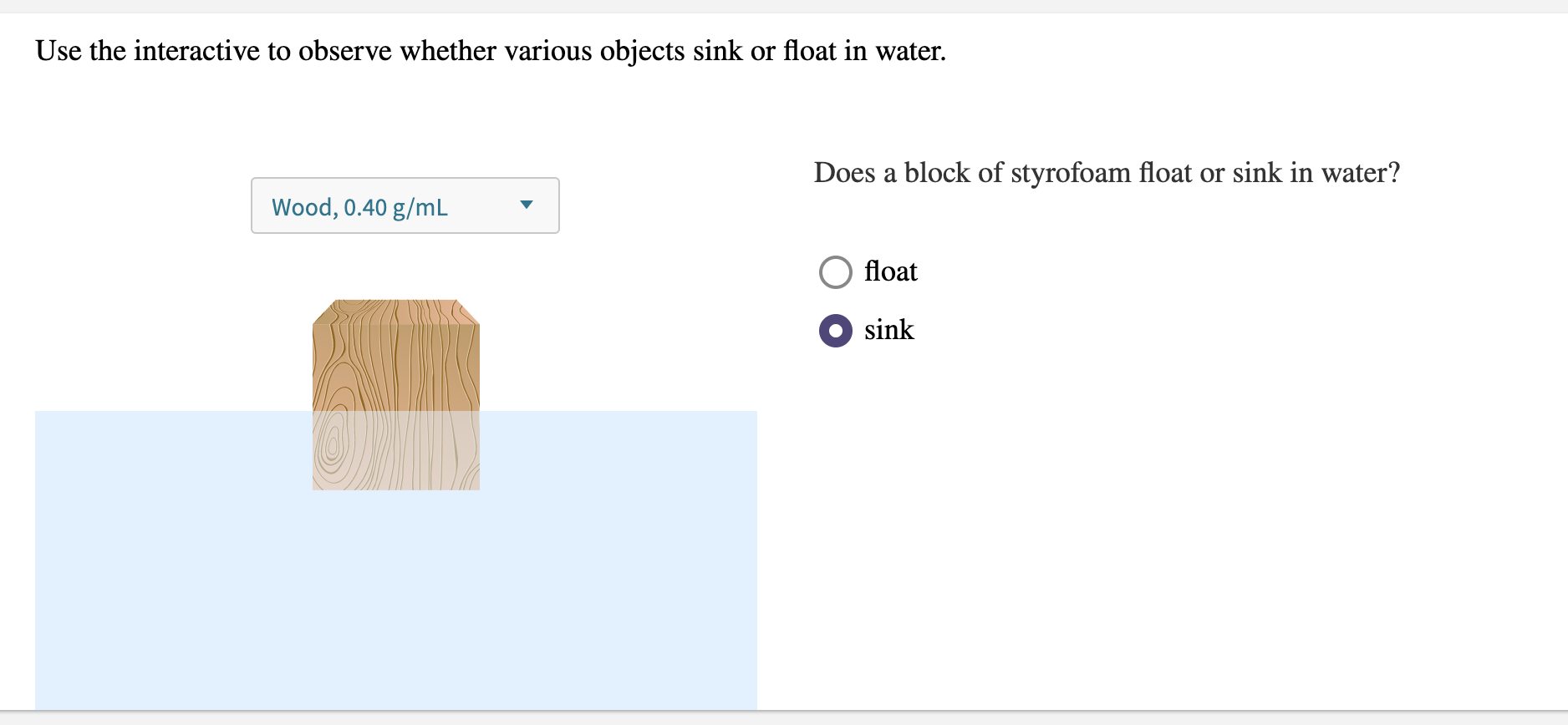 Solved Use the interactive to observe whether various