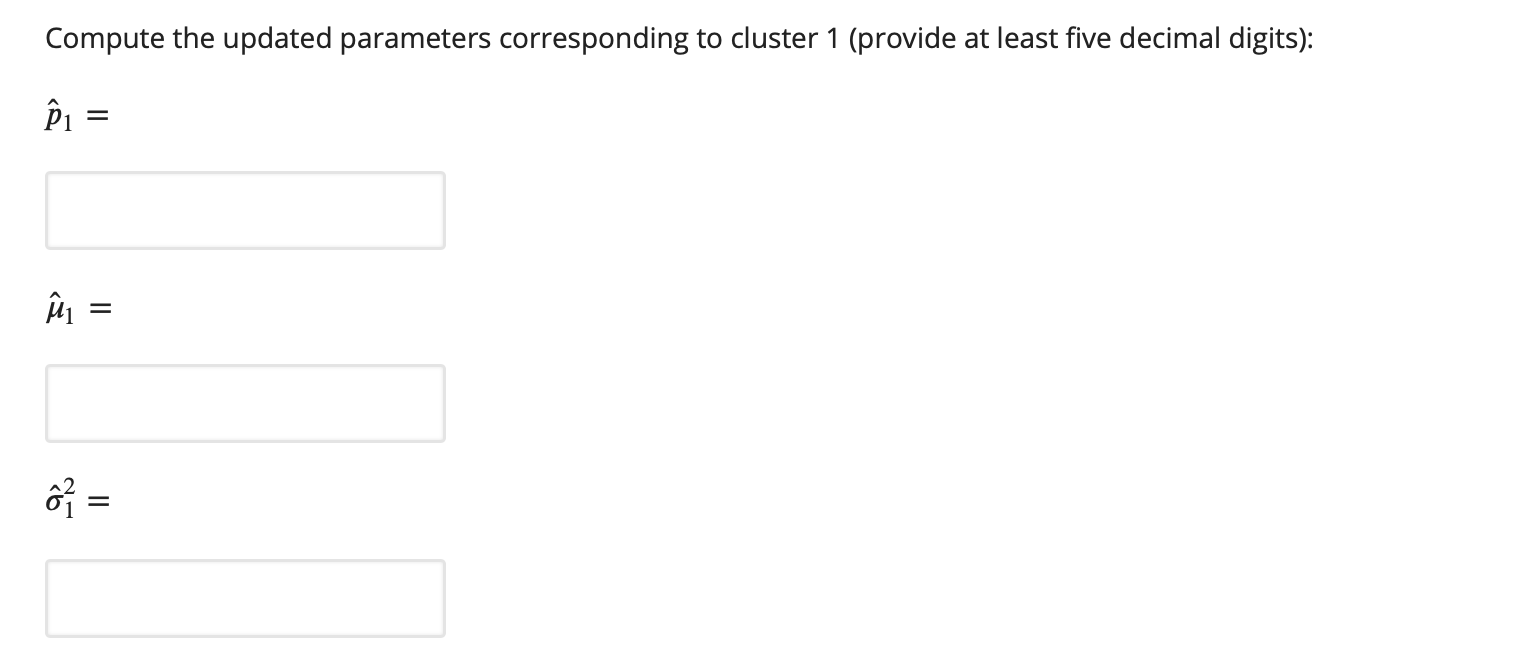 Solved Assume That The Initial Means And Variances Of Two Chegg Com