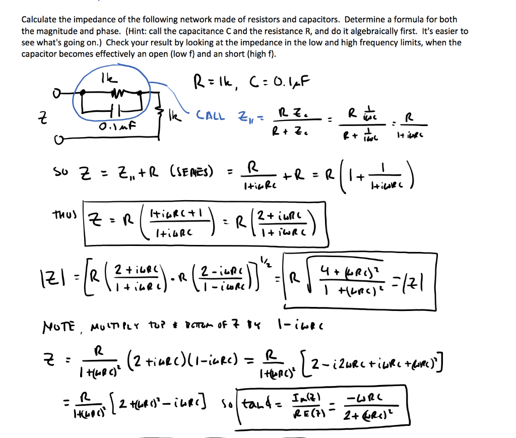 solved-calculate-the-impedance-of-the-following-network-made-chegg