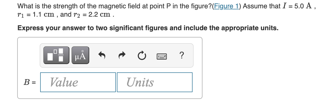 Solved What is the strength of the magnetic field at point P | Chegg.com