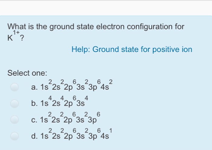 Electron Configuration For K - slidesharetrick