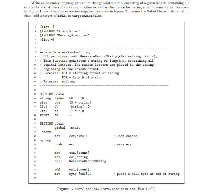 Solved Using the assembly code used by The Netwide Assembler | Chegg.com