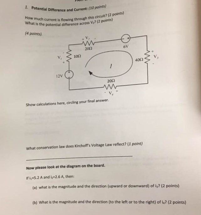 Solved How much current is flowing through this circuit? | Chegg.com