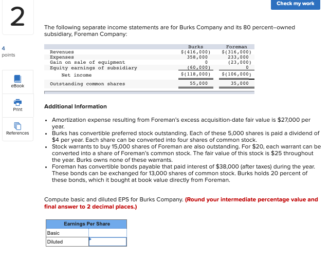 Solved The following separate income statements are for | Chegg.com