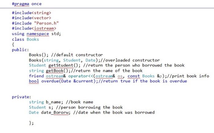 Solved In this assignment, you need to create a class to | Chegg.com