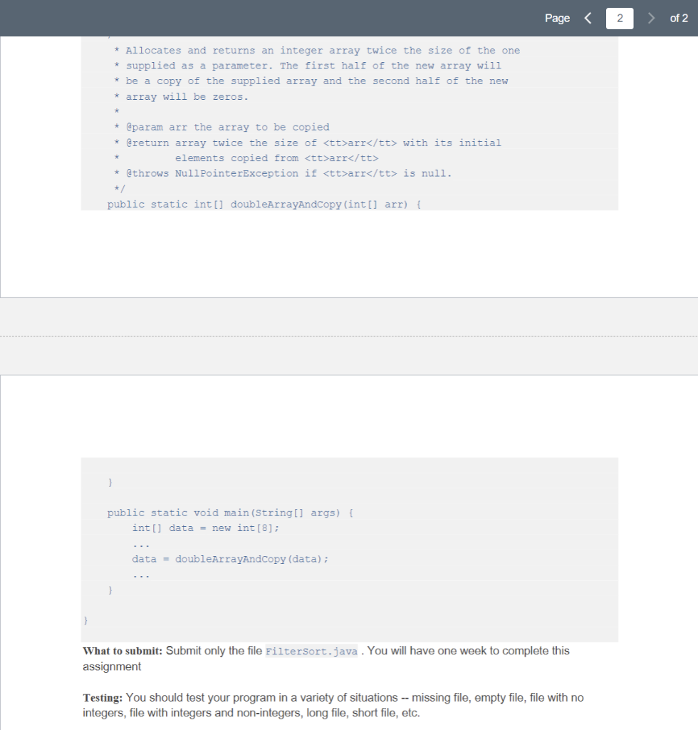 Solved Please help me with this assignment. write in Java | Chegg.com