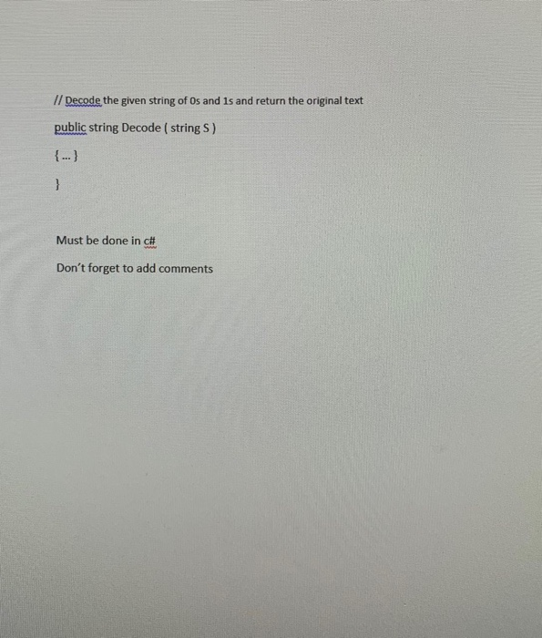 Need help with a practice problem in C sharp can’t | Chegg.com