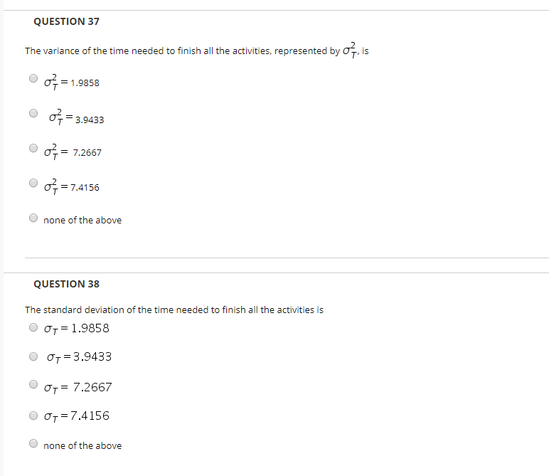 Solved Use the following scenario and data for questions 31 | Chegg.com