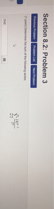 Solved Section 8.2: Problem 3 Previous Problem Problem List | Chegg.com