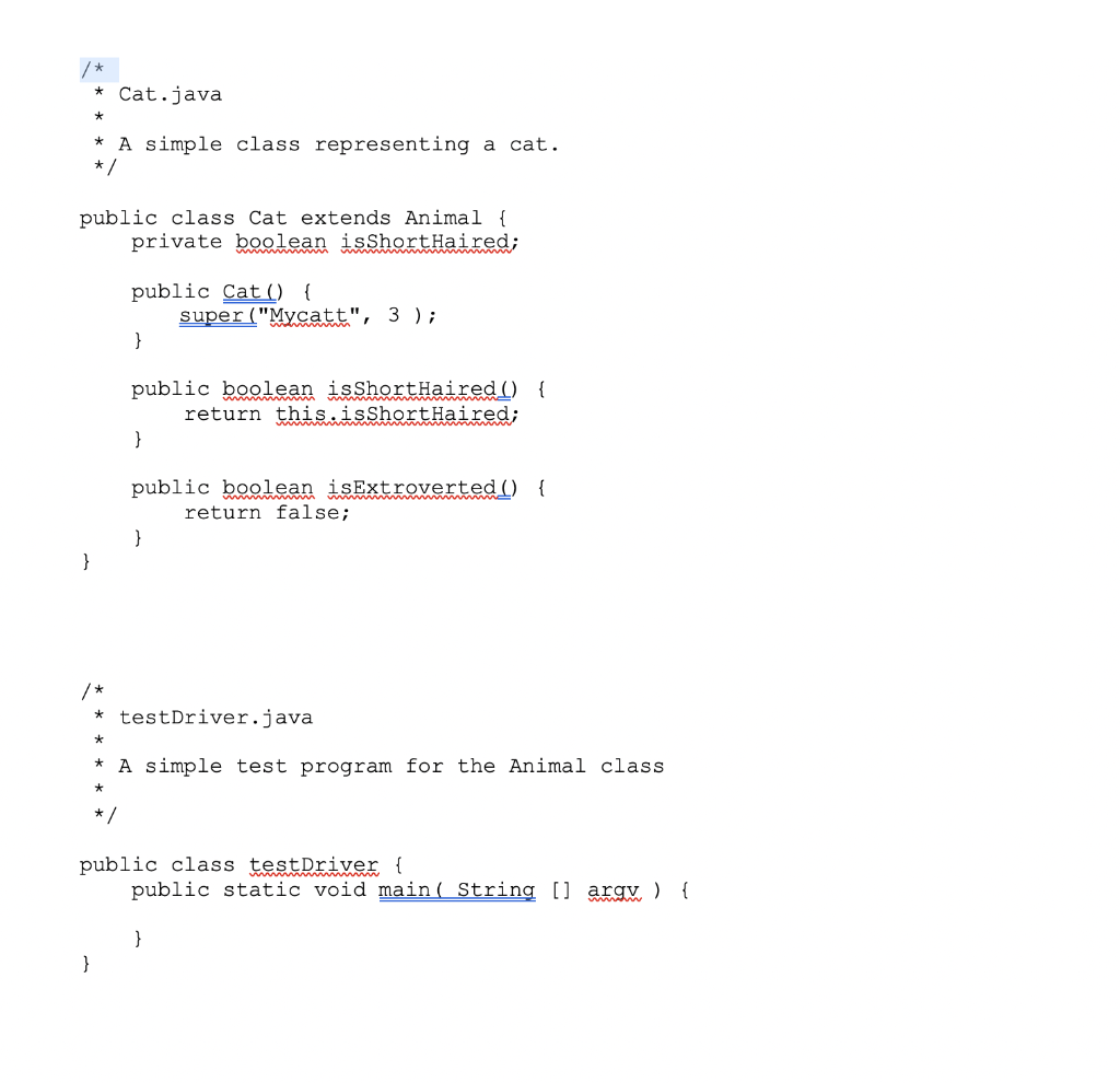 Solved PROGRAM As we discussed in lecture, a class can | Chegg.com