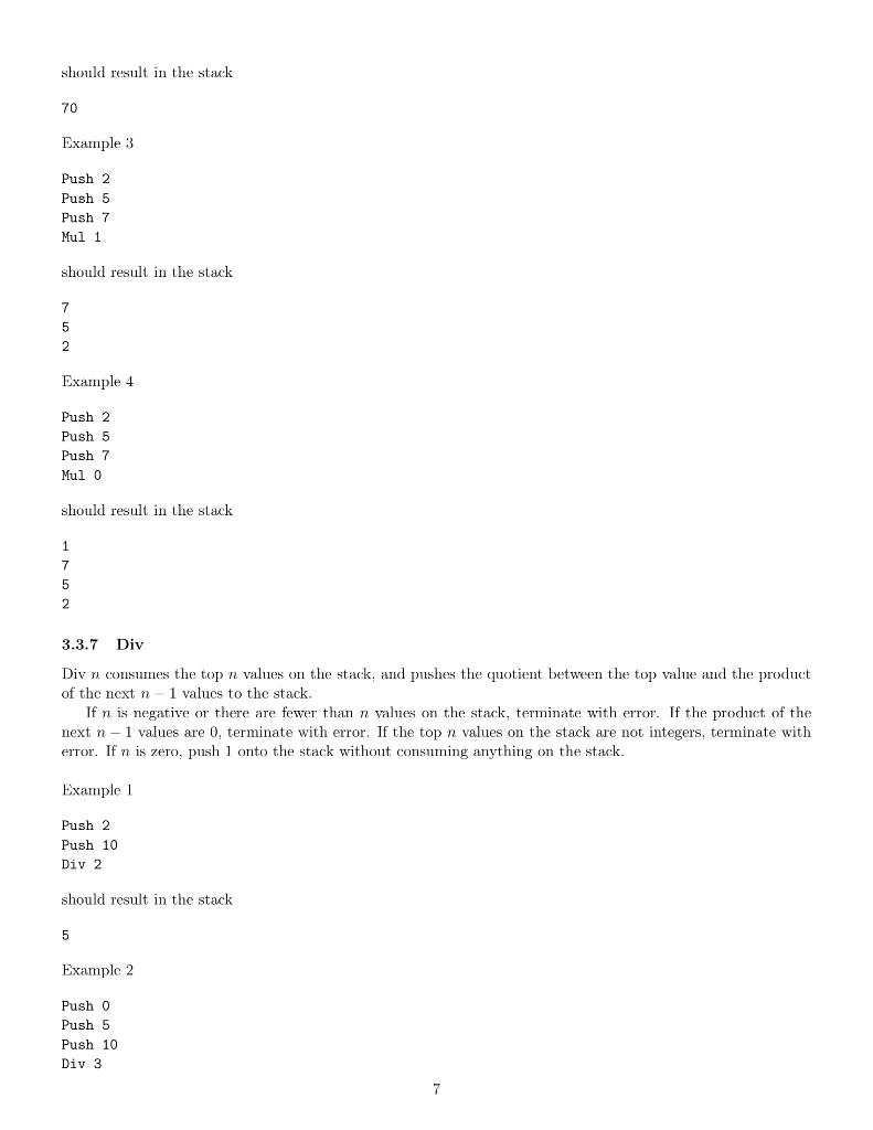 CSCI 315: Language Interpreter Design Part 1 Due: | Chegg.com