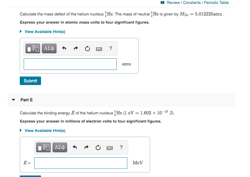 Solved Review Constants | Periodic Table Calculate The Mass | Chegg.com