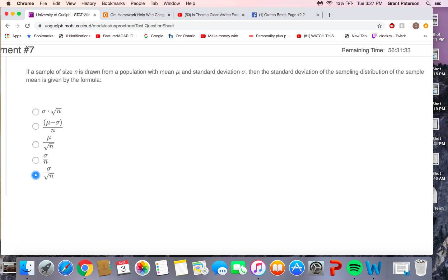 A SAMPLE OF SIZE WILL BE DRAWN FROM A POPULATION WITH MEAN AND STANDARD DEVIATION intelligence overview