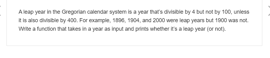Solved A leap year in the Gregorian calendar system is a | Chegg.com