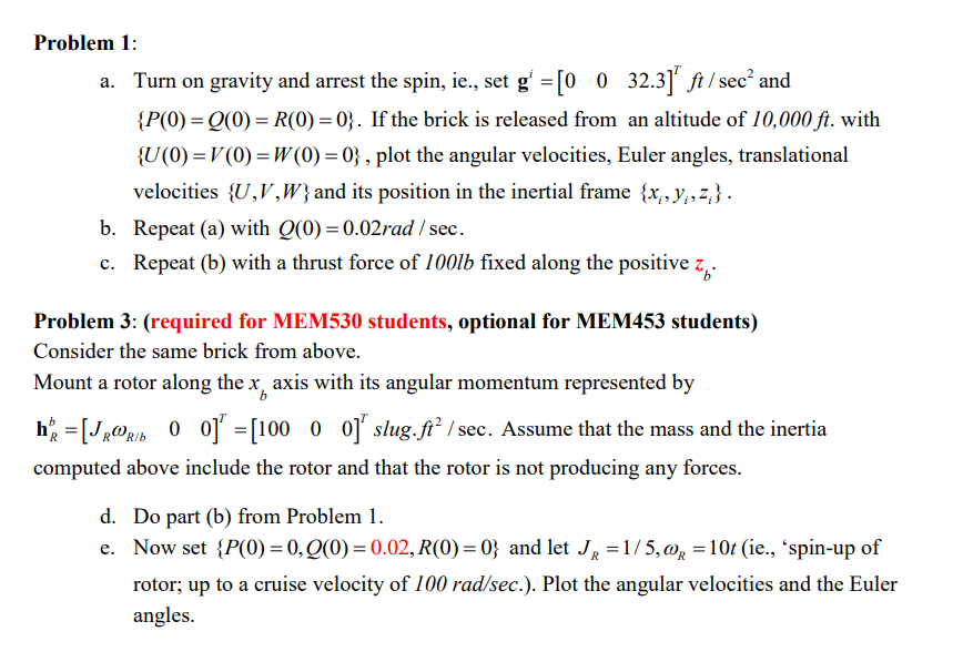 .72 Use Euler's equations of motion (1.78) and the