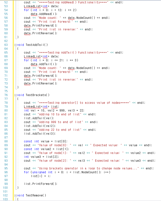 Project 1 - Templated Linked List Overview The | Chegg.com