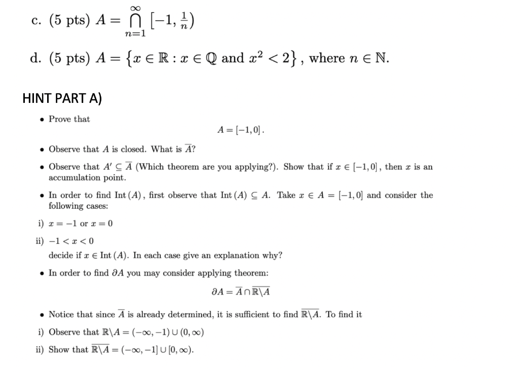 Solved C 5 Pts A N 1 1 1 4 N 1 D 5 Pts A Chegg Com