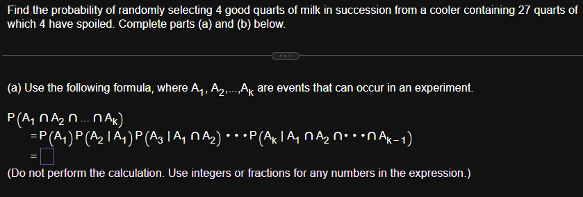 Find the probability of randomly selecting 4 good | Chegg.com