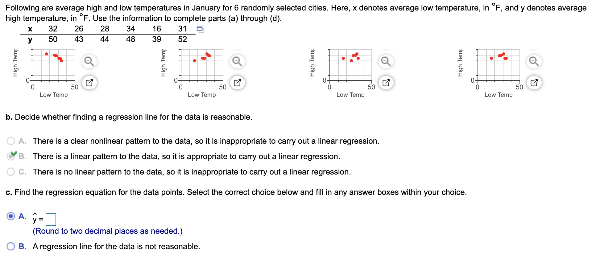 solved-following-are-average-high-and-low-temperatures-in-chegg