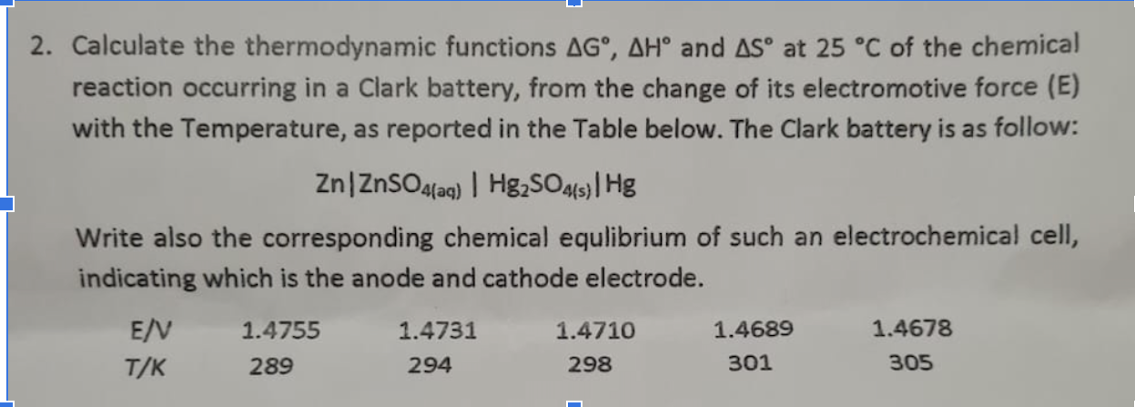 Solved Calculate the thermodynamic functions ΔG∘,ΔH∘ and ΔS∘ | Chegg.com