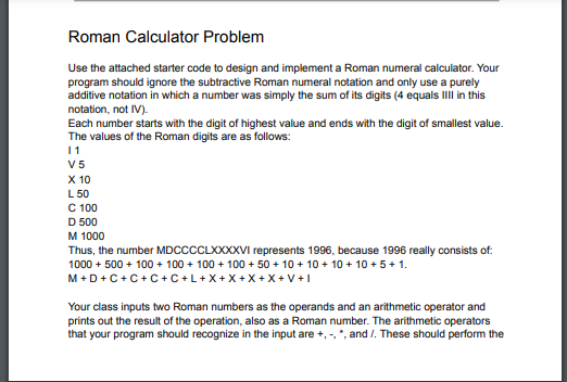 roman numeral m equals