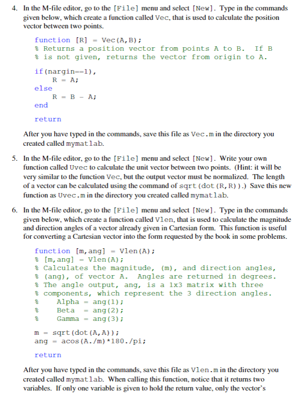 Solved Introduction to MATLAB: MATLAB is a software package | Chegg.com