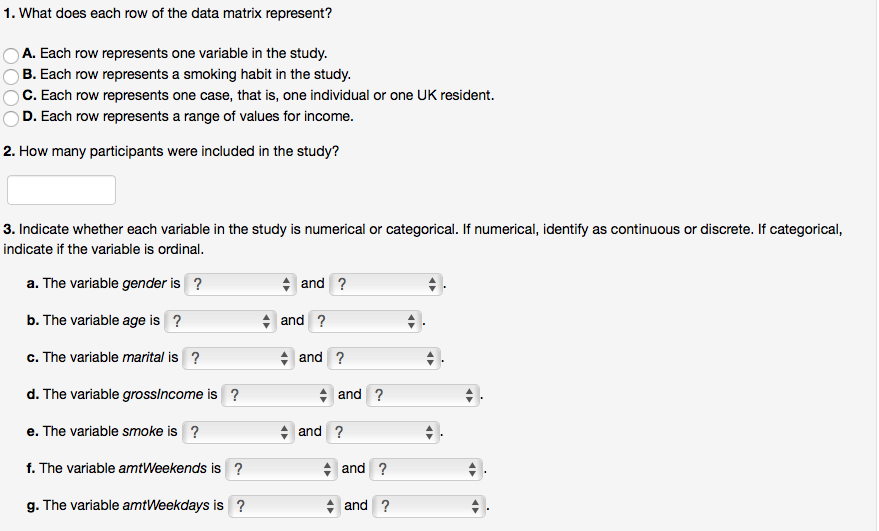 Solved 9 points A survey was conducted to study the Chegg