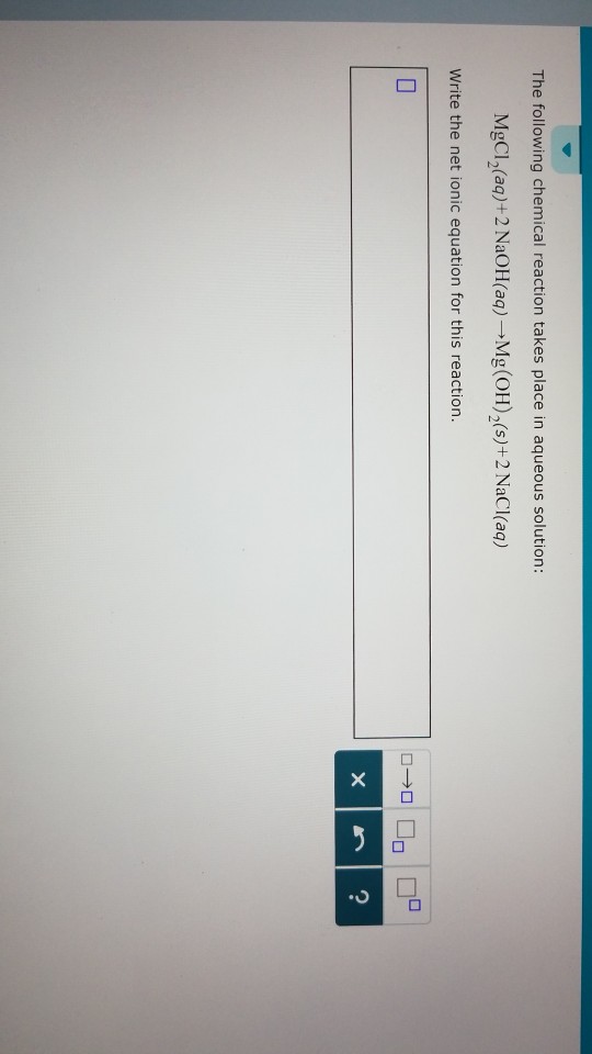 Solved The following chemical reaction takes place in | Chegg.com