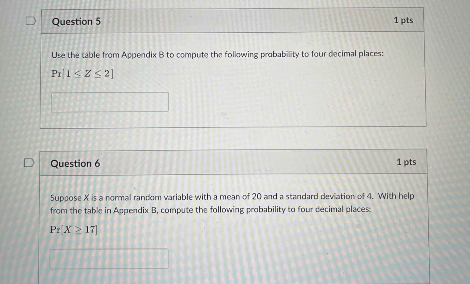 Solved Use The Table From Appendix B To Compute The | Chegg.com