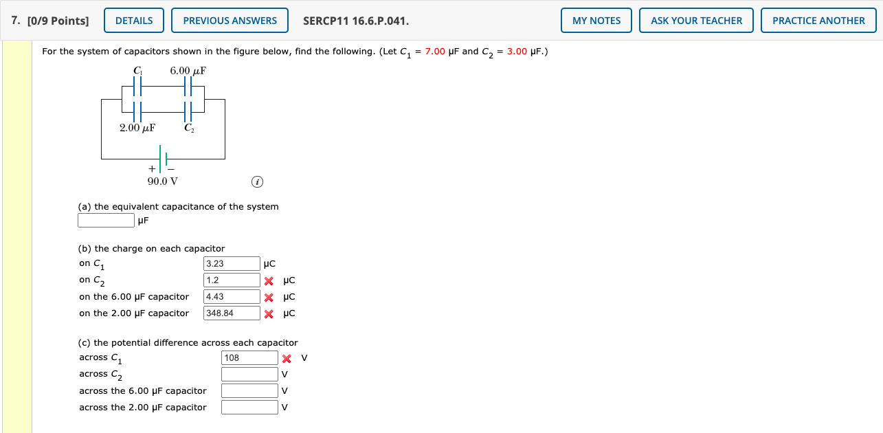 Solved For the system of capacitors shown in the figure | Chegg.com