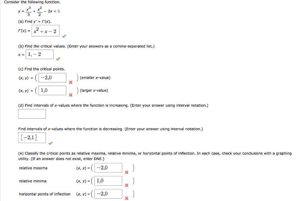 Solved Consider The Following Function Y 2x 5 A Find Chegg Com