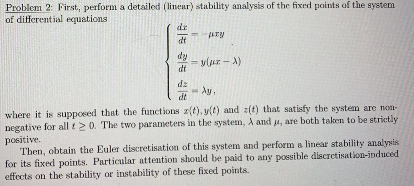 Solved Problem 2: First, Perform A Detailed (linear) | Chegg.com