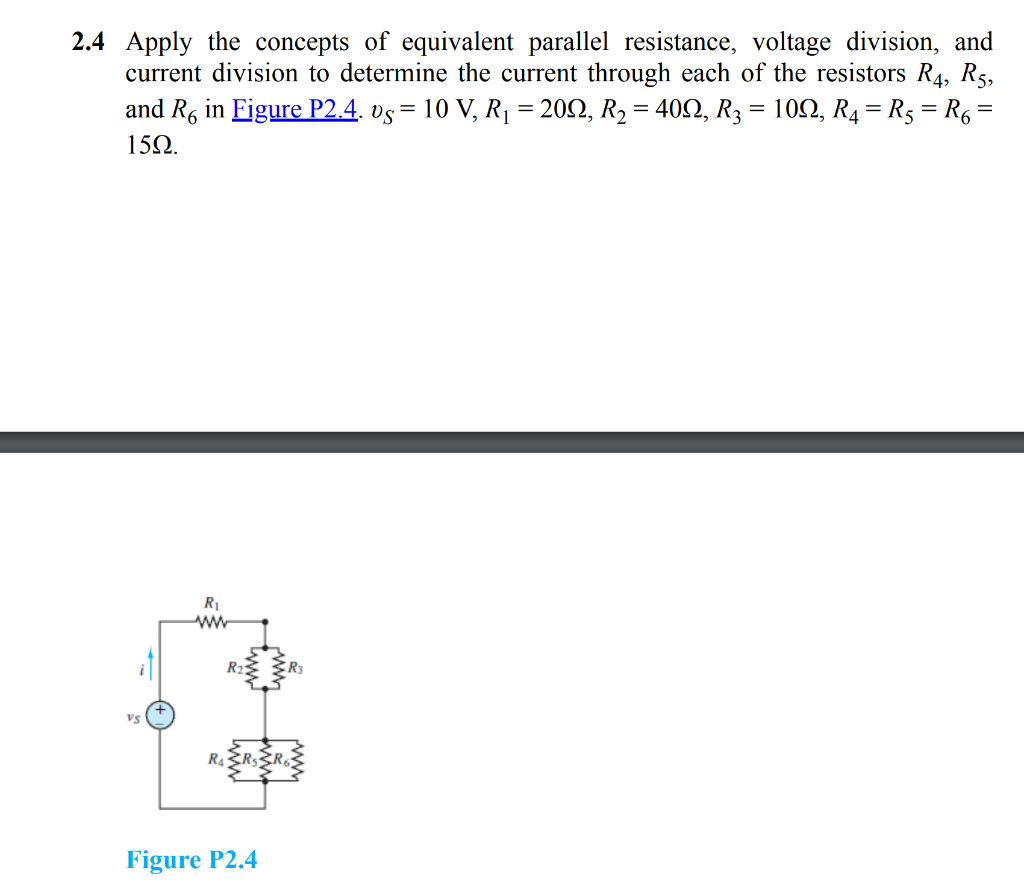 Solved 04 Apply the concepts of equivalent parallel | Chegg.com