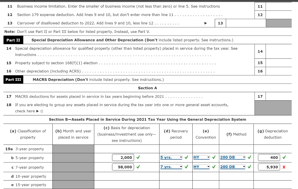 Modified Accelerated Cost Recovery System (MACRS), | Chegg.com