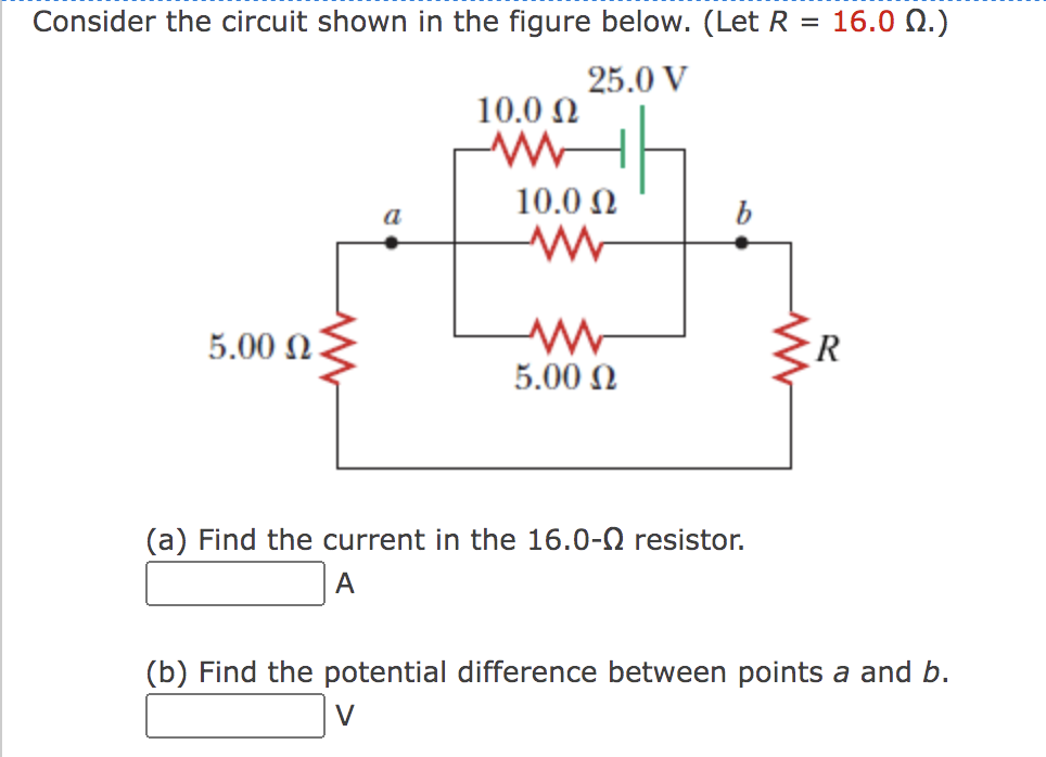 Solved = 16.0 12.) Consider the circuit shown in the figure | Chegg.com