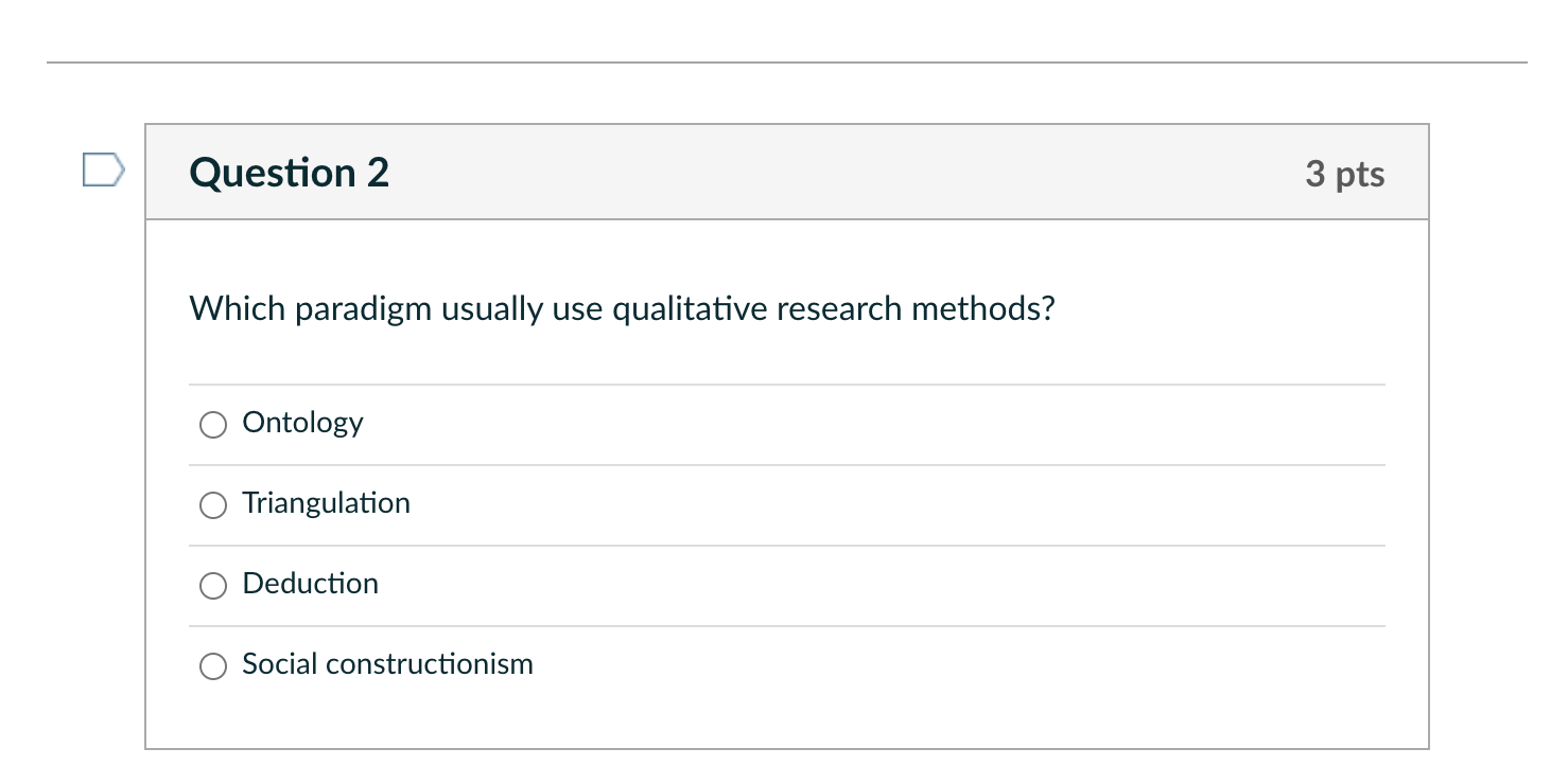Question 1 3 pts You want to recruit students for | Chegg.com
