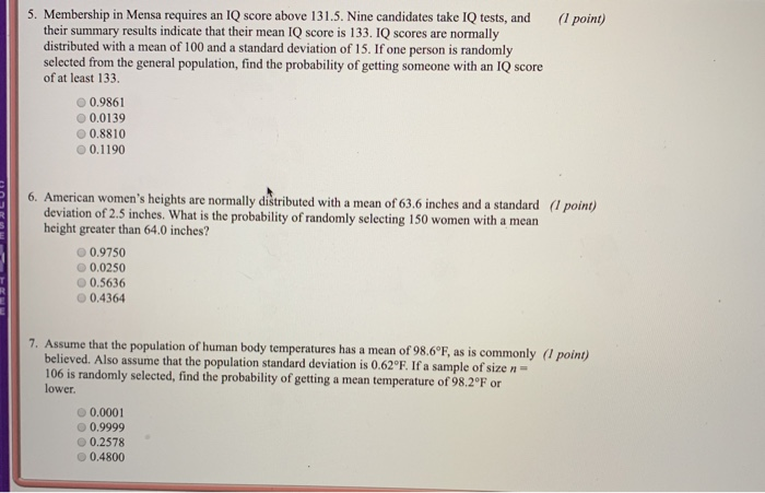 solved-5-membership-in-mensa-requires-an-iq-score-above-chegg