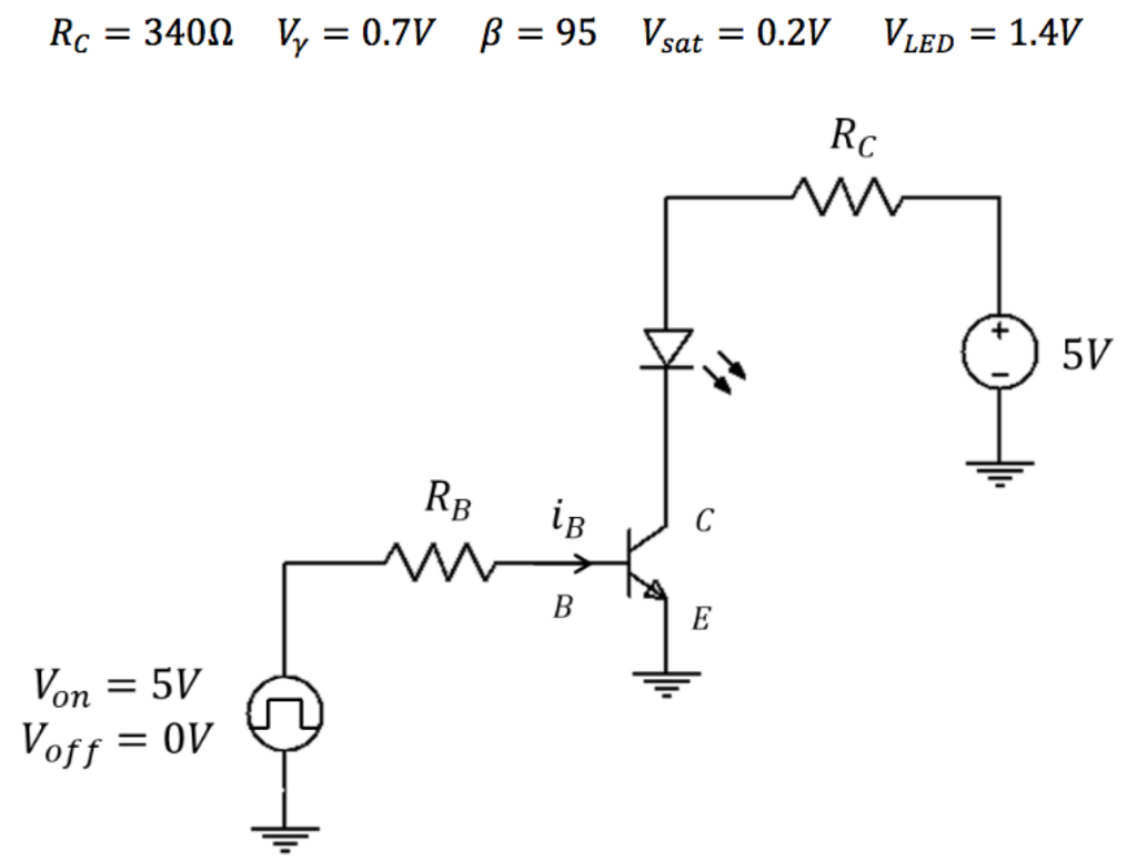 Solved The circuit below is an “LED driver.” What is the | Chegg.com