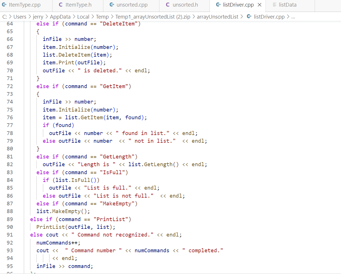 Solved rs> jerry > AppData > Local > Temp > | Chegg.com