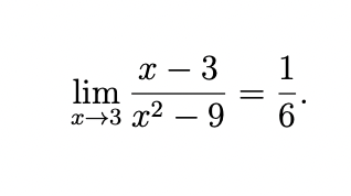 Solved 1 X – 3 lim x=3 x2 – 9 6 | Chegg.com