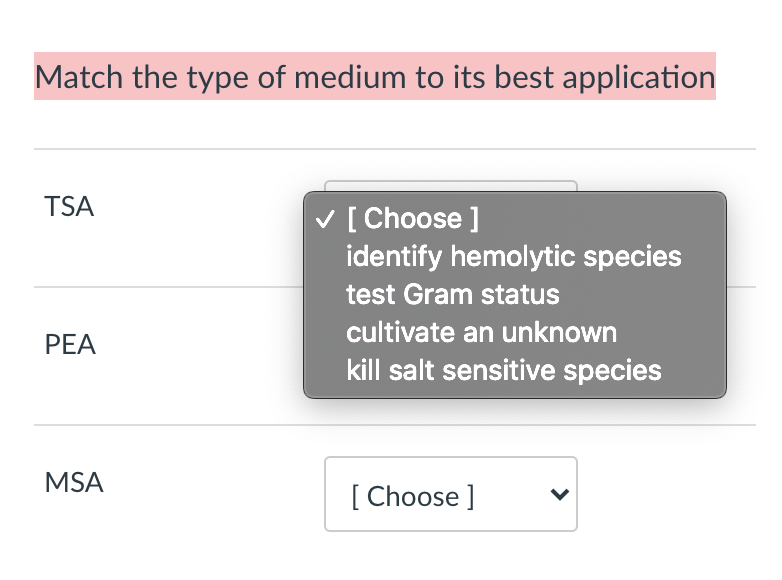 Solved Match the type of medium to its best definition not | Chegg.com