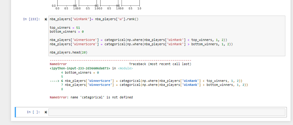 Solved Trying to create rankings in python from an excel | Chegg.com