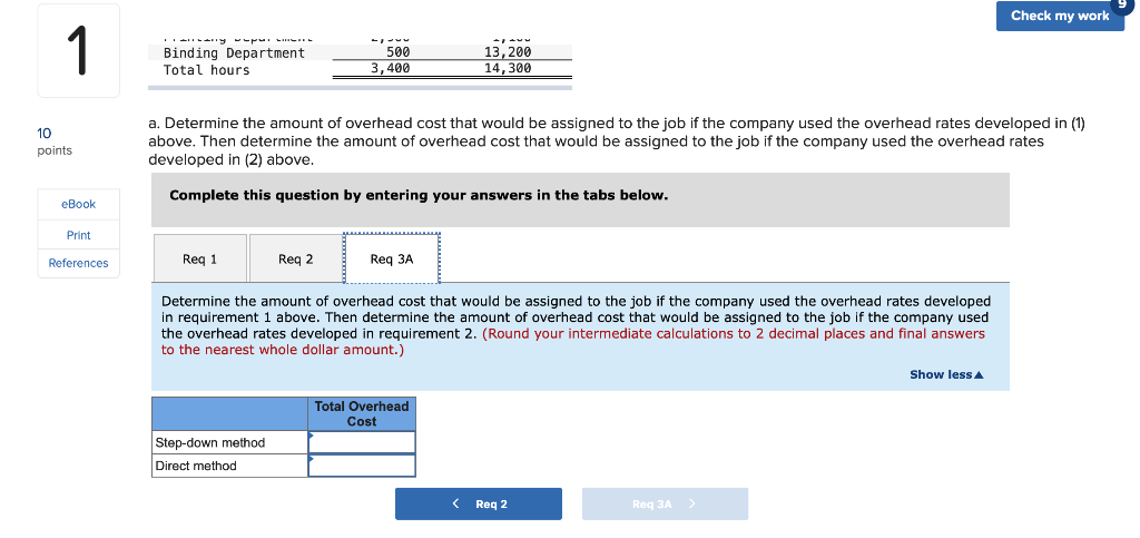 Solved Check my work 1 Case 4B-6 (Algo) Step-Down Method | Chegg.com