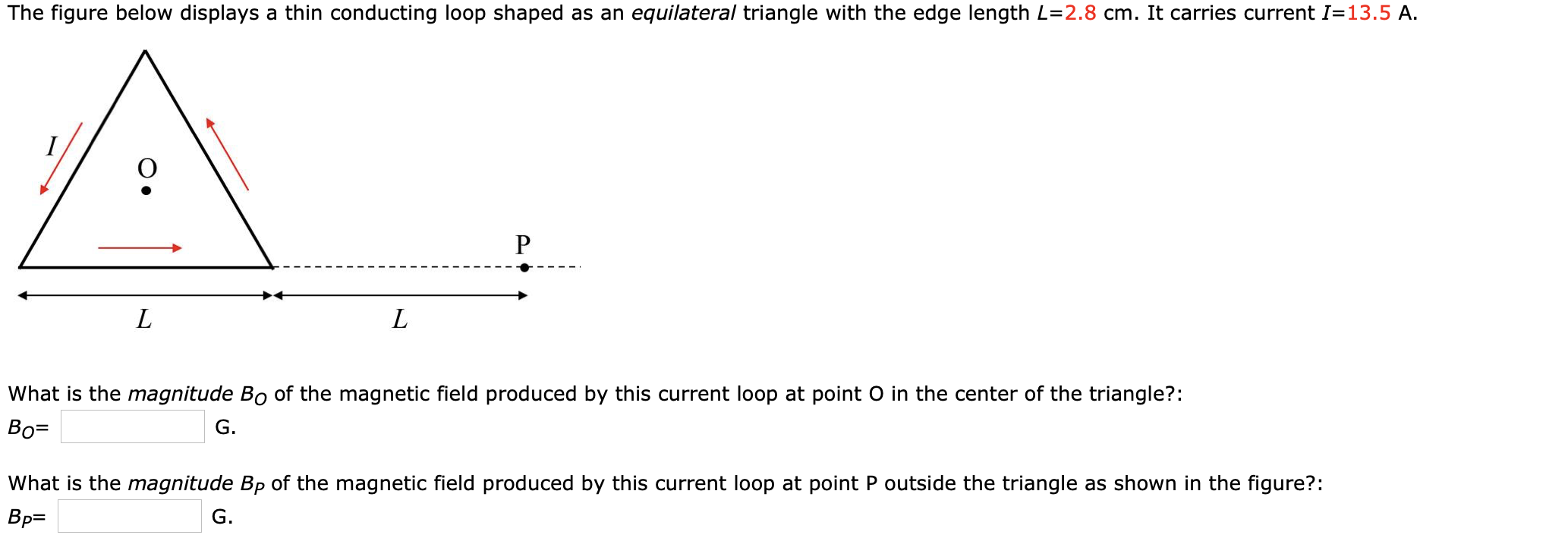 Solved The figure below displays a thin conducting loop | Chegg.com