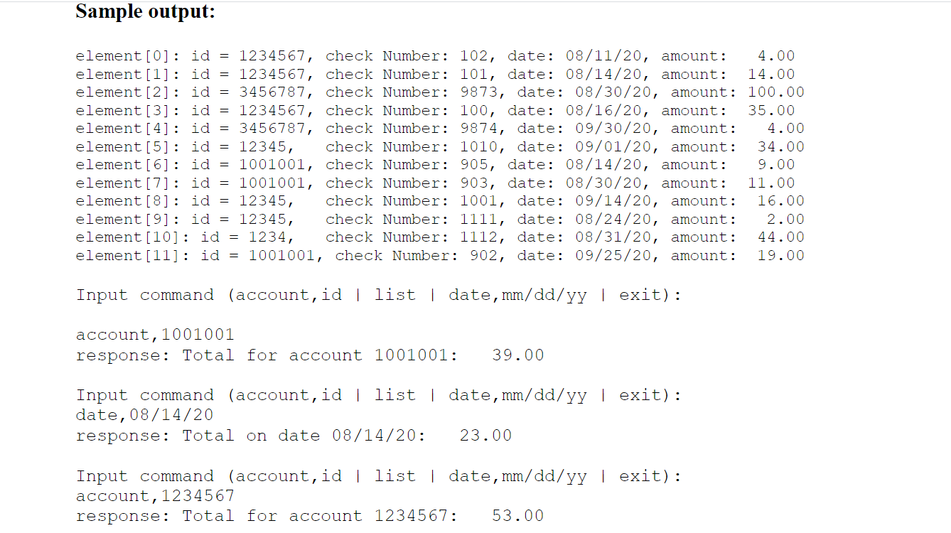 Solved 2. Overview: You are to write two programs, interface | Chegg.com