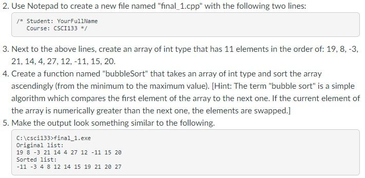 Solved 2. Use Notepad to create a new file named | Chegg.com