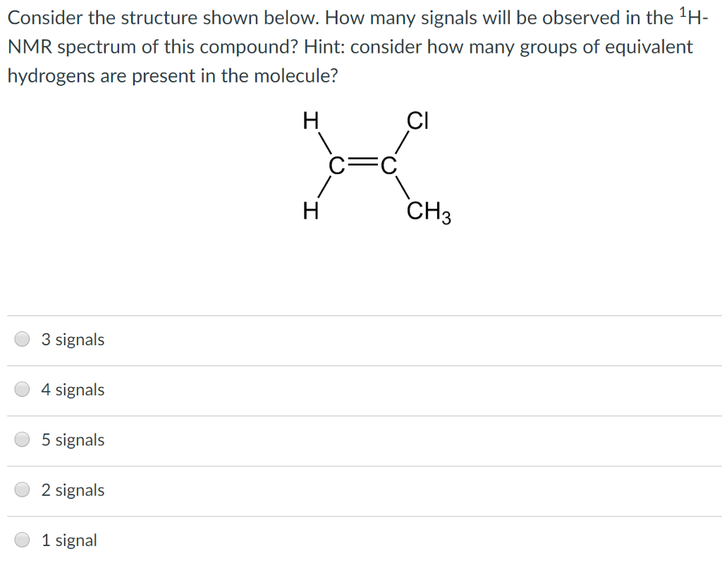 Solved Consider the structure shown below. How many signals