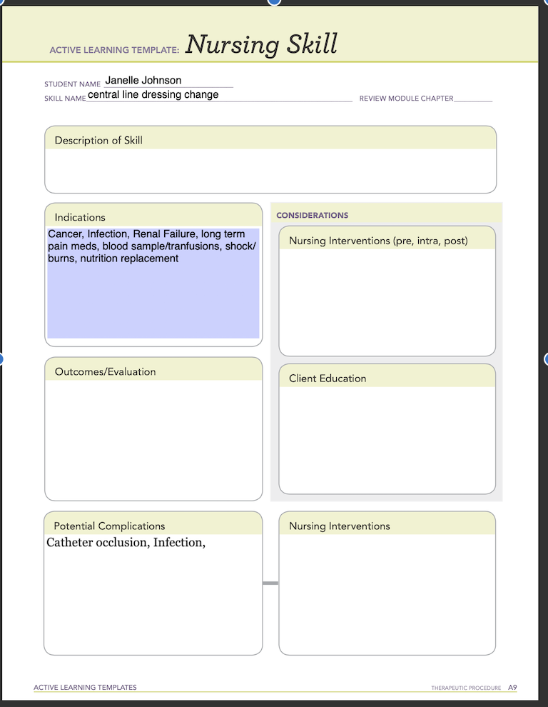 9 Active Learning Template Nursing Skill Template Guru