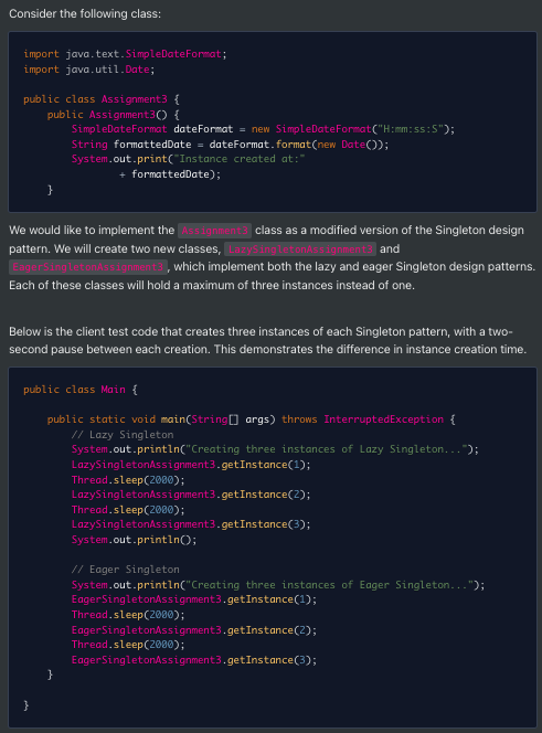 Solved Consider the following class: import java. text. | Chegg.com