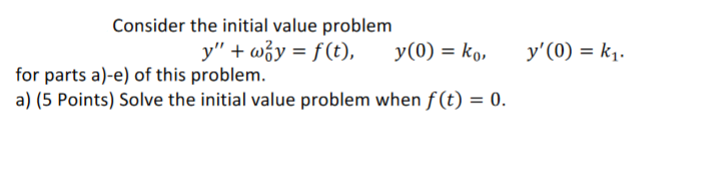 Solved Consider the initial value problem | Chegg.com